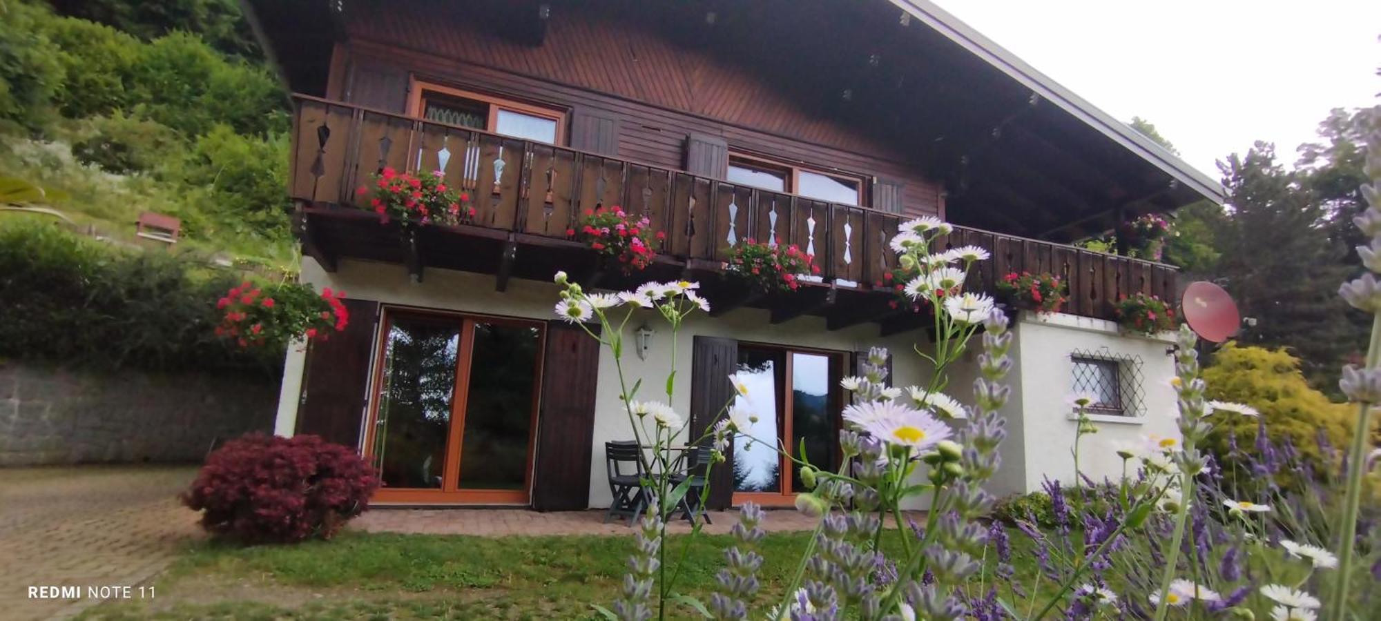 Chalet Au Bois Des Ecureuils Classe Trois Etoiles. Muhlbach-sur-Munster ภายนอก รูปภาพ